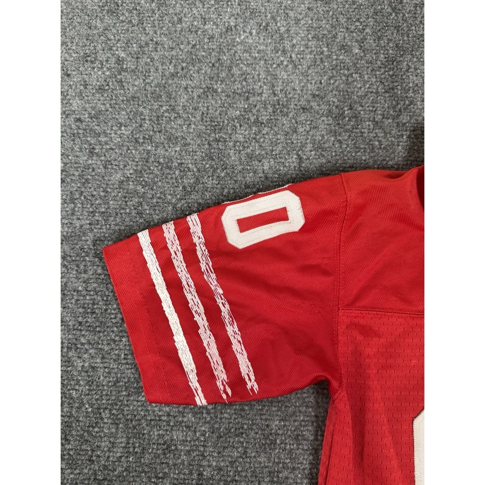 Reebok NFL Vintage San Fransisco 49ers Boys Jersey Jerry Rice Size Small 8 Red - Picture 4 of 16
